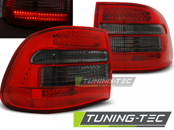 LED Upgrade Design Rückleuchten für Porsche Cayenne 955 / 9PA 02-06 rot/rauch